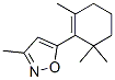 3-methyl-5-(2,6,6-trimethyl-1-cyclohexen-1-yl)isoxazole CAS#: 39190-06-2