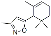 3-methyl-5-(2,6,6-trimethyl-2-cyclohexen-1-yl)isoxazole CAS#: 39190-09-5