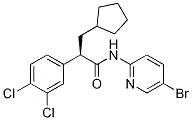 N-(5-bromo-pyridin-2-yl)-3-cyclopentyl-2(R)-(3,4-dichloro-phenyl)-propionamide CAS#: 300354-18-1