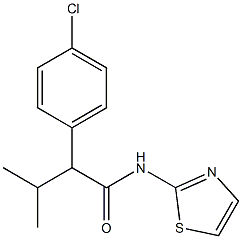 4-Chloro-α-(1-methylethyl)-N-2-thiazolyl-benzeneacetamide CAS#: 300851-67-6