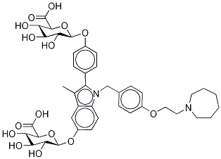 Bazedoxifene Bis-β-D-Glucuronide CAS#: 328933-67-1