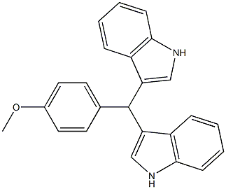 3,3'-((4-Methoxyphenyl)Methylene)bis(1H-indole) CAS#: 33985-68-1