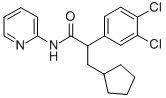 3,4-DICHLORO-ALPHA-(CYCLOPENTYLMETHYL)-N-2-PYRIDINYL-BENZENEACETAMIDE CAS#: 300353-42-8