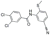 3,4-DICHLORO-N-[5-CYANO-2-(METHYLSULFANYL)PHENYL]BENZENECARBOXAMIDE CAS#: 303147-24-2