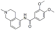 3,4-Dimethoxy-N-(1,2,3,4-tetrahydro-2-methylisoquinolin-5-yl)benzamide CAS#: 37481-30-4