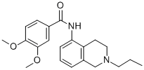 3,4-Dimethoxy-N-(1,2,3,4-tetrahydro-2-propylisoquinolin-5-yl)benzamide CAS#: 37481-32-6