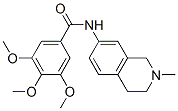 3,4,5-Trimethoxy-N-(1,2,3,4-tetrahydro-2-methylisoquinolin-7-yl)benzamide CAS#: 37481-34-8
