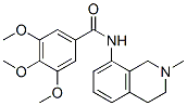 3,4,5-Trimethoxy-N-(1,2,3,4-tetrahydro-2-methylisoquinolin-8-yl)benzamide CAS#: 37481-33-7