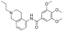 3,4,5-Trimethoxy-N-(1,2,3,4-tetrahydro-2-propylisoquinolin-5-yl)benzamide CAS#: 37481-31-5