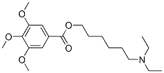 3,4,5-Trimethoxybenzoic acid 6-(diethylamino)hexyl ester CAS#: 36488-80-9