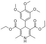 3,5-PYRIDINEDICARBOXYLIC ACID, 1,4-DIHYDRO-2,6-DIMETHYL-4-(3,4,5-TRIMETHOXYPHENYL)-, DIETHYL ESTER CAS#: 36422-60-3