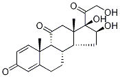 16α,17,21-Trihydroxy-pregna-1,4-diene-3,11,20-trione CAS#: 3754-05-0