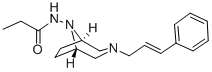 3,8-Diazabicyclo(3.2.1)octane, 3-(3-phenylallyl)-8-propionylamino- CAS#: 38074-16-7