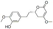 (6S)-4-Methoxy-6α-(3-hydroxy-4-methoxyphenethyl)-5,6-dihydro-2H-pyran-2-one CAS#: 38146-59-7