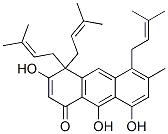 3,8,9-trihydroxy-6-methyl-4,4,5-tris(3-methylbut-2-enyl)anthracen-1(4H)-one CAS#: 3736-60-5
