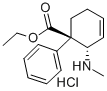 (+)-3R-N-Monomethylamino-4c-phenyl-4t-ethoxycarbonylcyclohexene-1, hyd rochloride CAS#: 37815-45-5