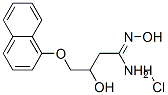 4-(1-naphthoxy)-3-hydroxybutyramide oxime hydrochloride CAS#: 35991-93-6