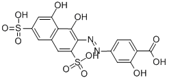 4-(1,8-DIHYDROXY-3,6-DISULFO-2-NAPHTHYLAZO)-SALICYLIC ACID CAS#: 36913-07-2
