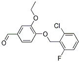 4-(2-CHLORO-6-FLUORO-BENZYLOXY)-3-ETHOXY-BENZALDEHYDE CAS#: 309936-80-9