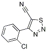 4-(2-Chlorophenyl)-1,2,3-thiadiazole-5-carbonitrile CAS#: 265326-54-3