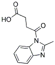 4-(2-METHYL-BENZOIMIDAZOL-1-YL)-4-OXO-BUTYRIC ACID CAS#: 305347-03-9