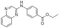 4-(2-QUINOXALINYLAMINO)BENZOIC ACID ETHYL ESTER CAS#: 361390-39-8