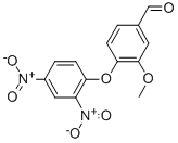 4-(2,4-DINITROPHENOXY)-3-METHOXYBENZALDEHYDE CAS#: 3761-30-6