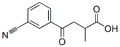 4-(3-Cyanophenyl)-2-methyl-4-oxobutyric acid CAS#: 34243-97-5