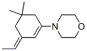 4-(3-Ethylidene-5,5-dimethyl-1-cyclohexen-1-yl)morpholine CAS#: 32363-09-0
