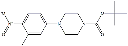 4-(3-Methyl-4-nitro-phenyl)-piperazine-1-carboxylic acid tert-butyl ester CAS#: 301672-88-8