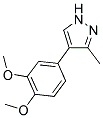 4-(3,4-DIMETHOXYPHENYL)-3-METHYL-1H-PYRAZOLE CAS#: 321526-09-4