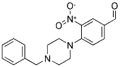 4-(4-BENZYLPIPERAZINO)-3-NITROBENZENECARBALDEHYDE CAS#: 301193-53-3