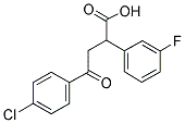 4-(4-CHLOROPHENYL)-2-(3-FLUOROPHENYL)-4-OXOBUTANOIC ACID CAS#: 344280-97-3