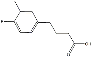 4-(4-FLUORO-3-METHYL-PHENYL)-BUTYRIC ACID CAS#: 331-43-1