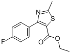 4-(4-FLUOROPHENYL)-2-METHYL-5-THIAZOLECARBOXYLIC ACID ETHYL ESTER CAS#: 347173-47-1