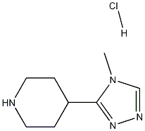 4-(4-Methyl-4H-1,2,4-triazol-3-yl)piperidine hydrochloride CAS#: 297171-80-3