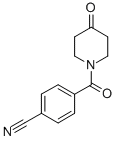 4-(4-OXO-PIPERIDINE-1-CARBONYL)-BENZONITRILE CAS#: 268730-72-9