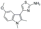 4-(5-METHOXY-1,2-DIMETHYL-1H-INDOL-3-YL)-THIAZOL-2-YLAMINE CAS#: 296264-57-8