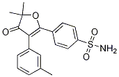 4-(5,5-dimethyl-4-oxo-3-m-tolyl-4,5-dihydrofuran-2-yl)benzenesulfonamide CAS#: 301692-74-0