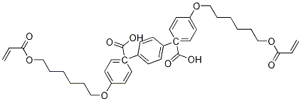 4-[[6-[(1-Oxo-2-propen-1-yl)oxy]hexyl]oxy]benzoic acid 1,1'-(1,4-phenylene) ester CAS#: 123864-17-5