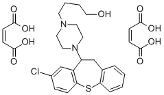 4-(8-Chloro-10,11-dihydrodibenzo(b,f)thiepin-10-yl)-1-piperazinebutano l dimaleate CAS#: 30319-66-5