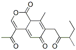 4-Acetyl-8-methyl-7-(3-methyl-2-oxopentyl)-1H-2-benzopyran-1,6(8aH)-dione CAS#: 31020-94-7