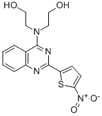 4-BIS(2-HYDROXYETHYL)AMINO-2-(5-NITRO-2-THIENYL)QUINAZOLINE CAS#: 33372-39-3