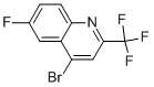 4-BROMO-6-FLUORO-2-(TRIFLUOROMETHYL)QUINOLINE CAS#: 31009-33-3