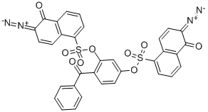 4-Benzoyl-1,3-phenylene bis(6-diazo-5,6-dihydro-5-oxonaphthalene-1-sulphonate) CAS#: 31001-73-7