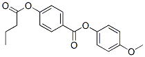 4-(Butyryloxy)benzoic acid 4-methoxyphenyl ester CAS#: 38454-19-2