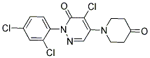 4-CHLORO-2-(2,4-DICHLOROPHENYL)-5-(4-OXOPIPERIDINO)-3(2H)-PYRIDAZINONE CAS#: 338413-79-9