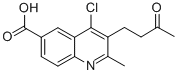 4-CHLORO-2-METHYL-3-(3-OXO-BUTYL)-QUINOLINE-6-CARBOXYLIC ACID CAS#: 36164-39-3