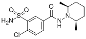4-CHLORO-N-((2R,6R)-2,6-DIMETHYL-PIPERIDIN-1-YL)-3-SULFAMOYL-BENZAMIDE CAS#: 3563-77-7