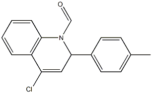 4-Chloro-2-(p-tolyl)quinoline-1(2H)-carbaldehyde CAS#: 347335-63-1